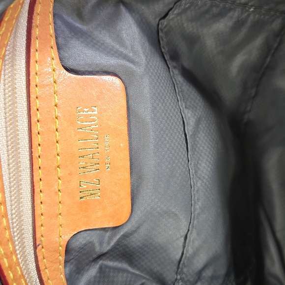 MZ Wallace Gray Quilted Nylon Leather Crossbody Shoulder Bag - Picture 13 of 13